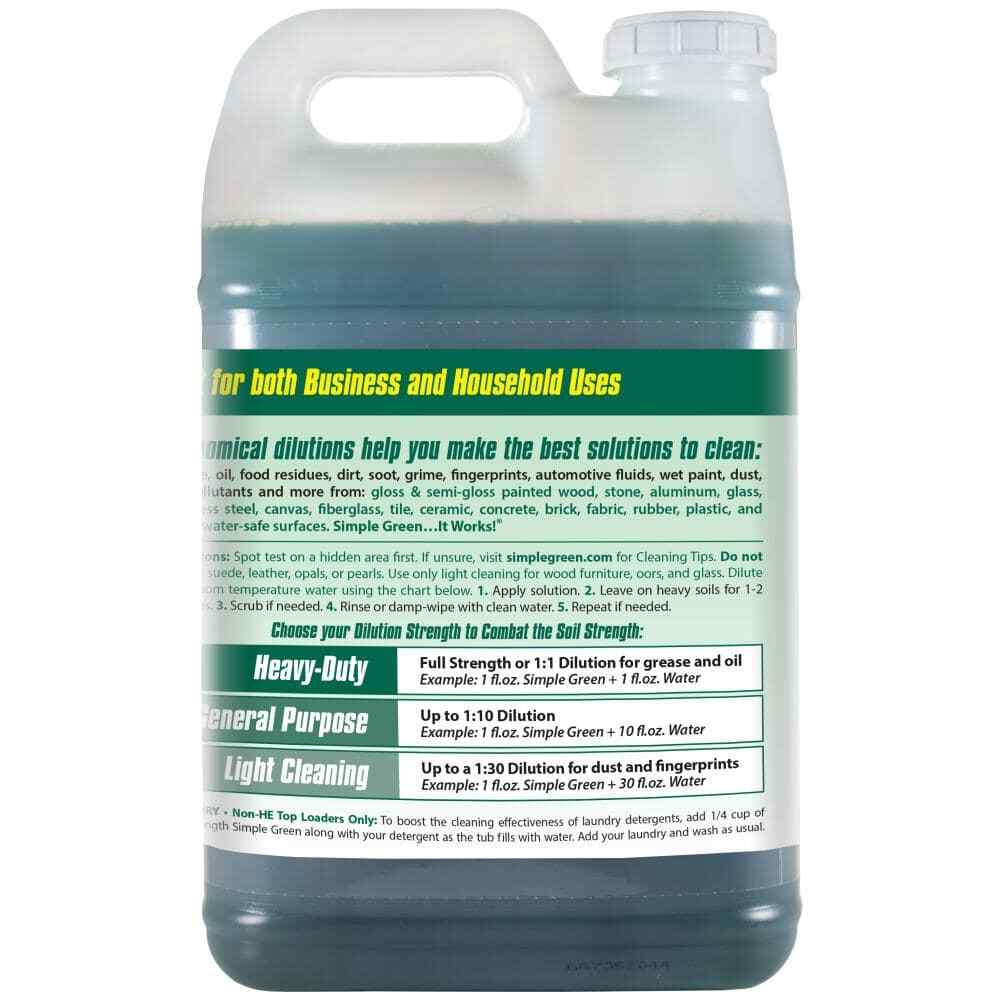 Simple Green Biodegradable All Purpose Cleaner Degreaser Concentrated, 2.5 Gallo