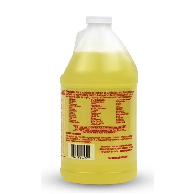 4 PACK LA’s Totally Awesome All Purpose Concentrated Cleaner &Degreaser,64 fl oz