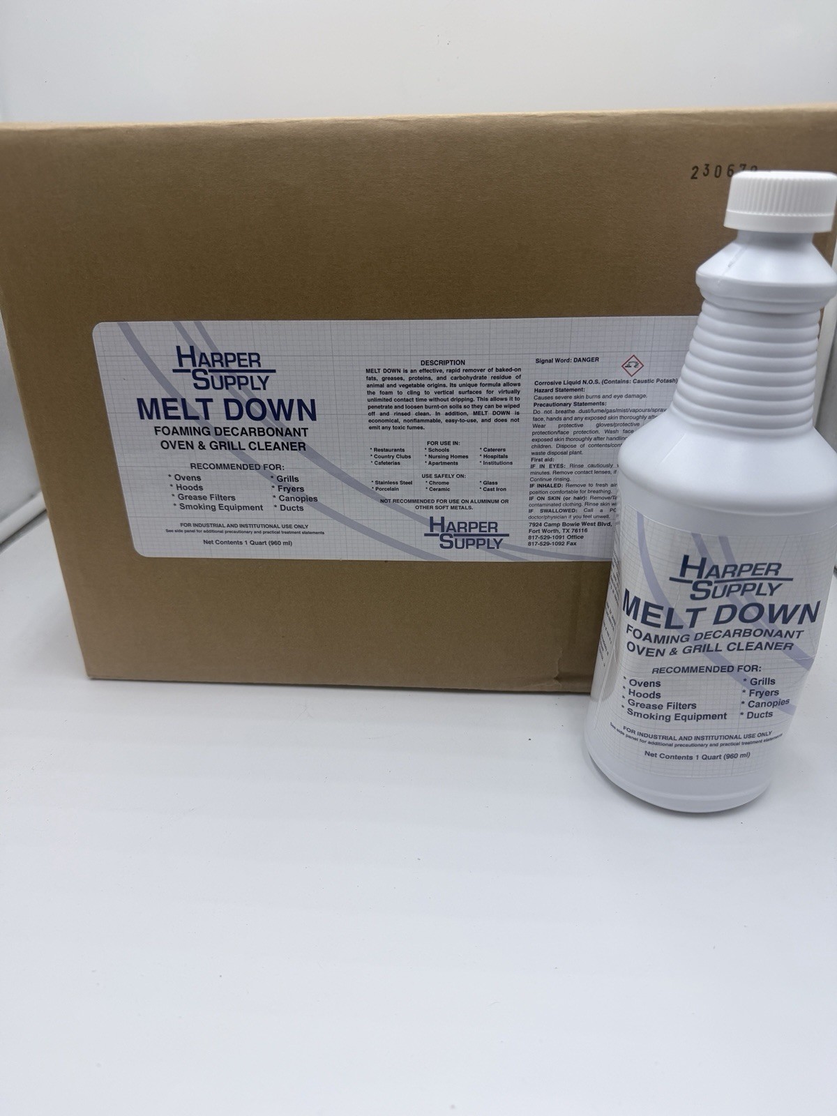 Harper Supply, Melt Down Foaming Decarbonate Oven And Grill Cleaner