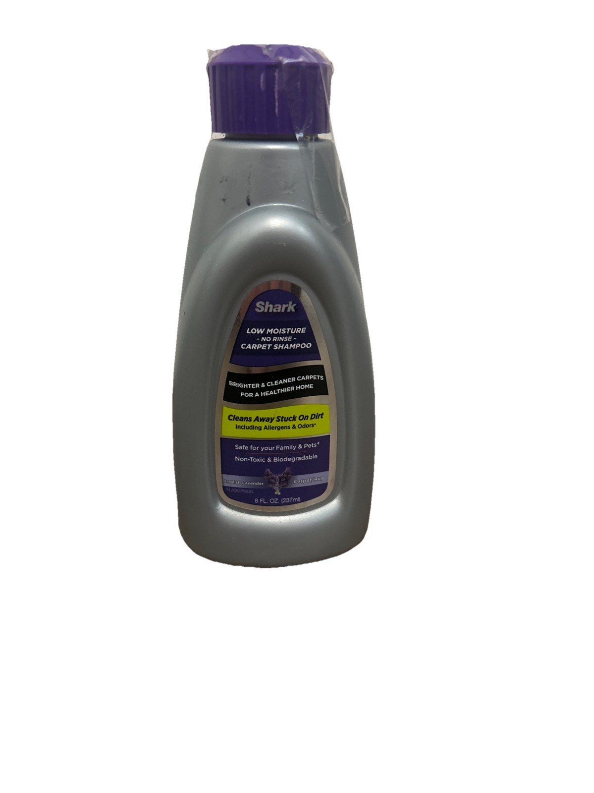 Shark Low Moisture No Rinse Carpet Rug Shampoo English Lavender 8 FL. OZ.