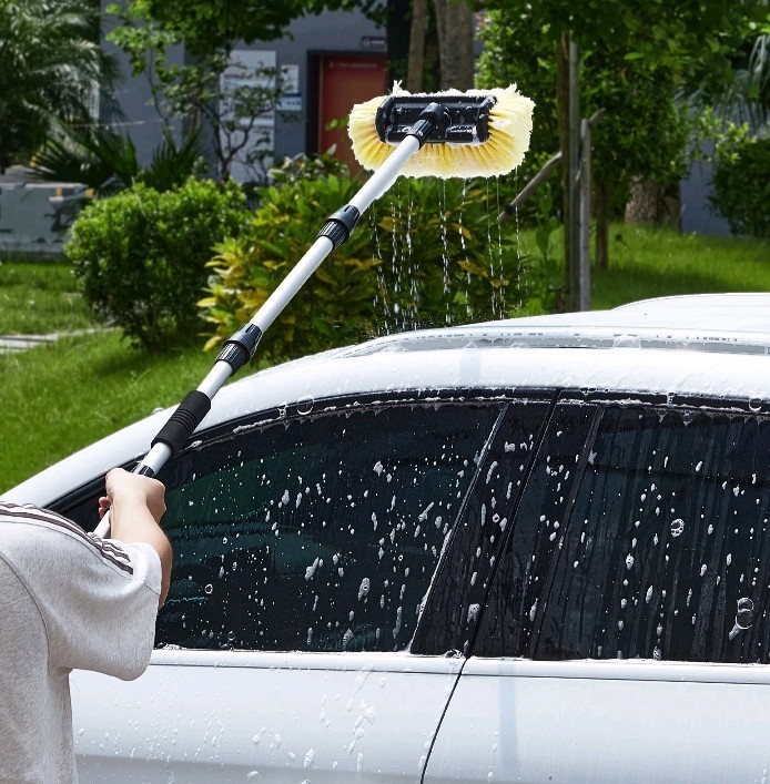 2 PACK- Soft bristle car wash brush head, Compatible with most standard poles