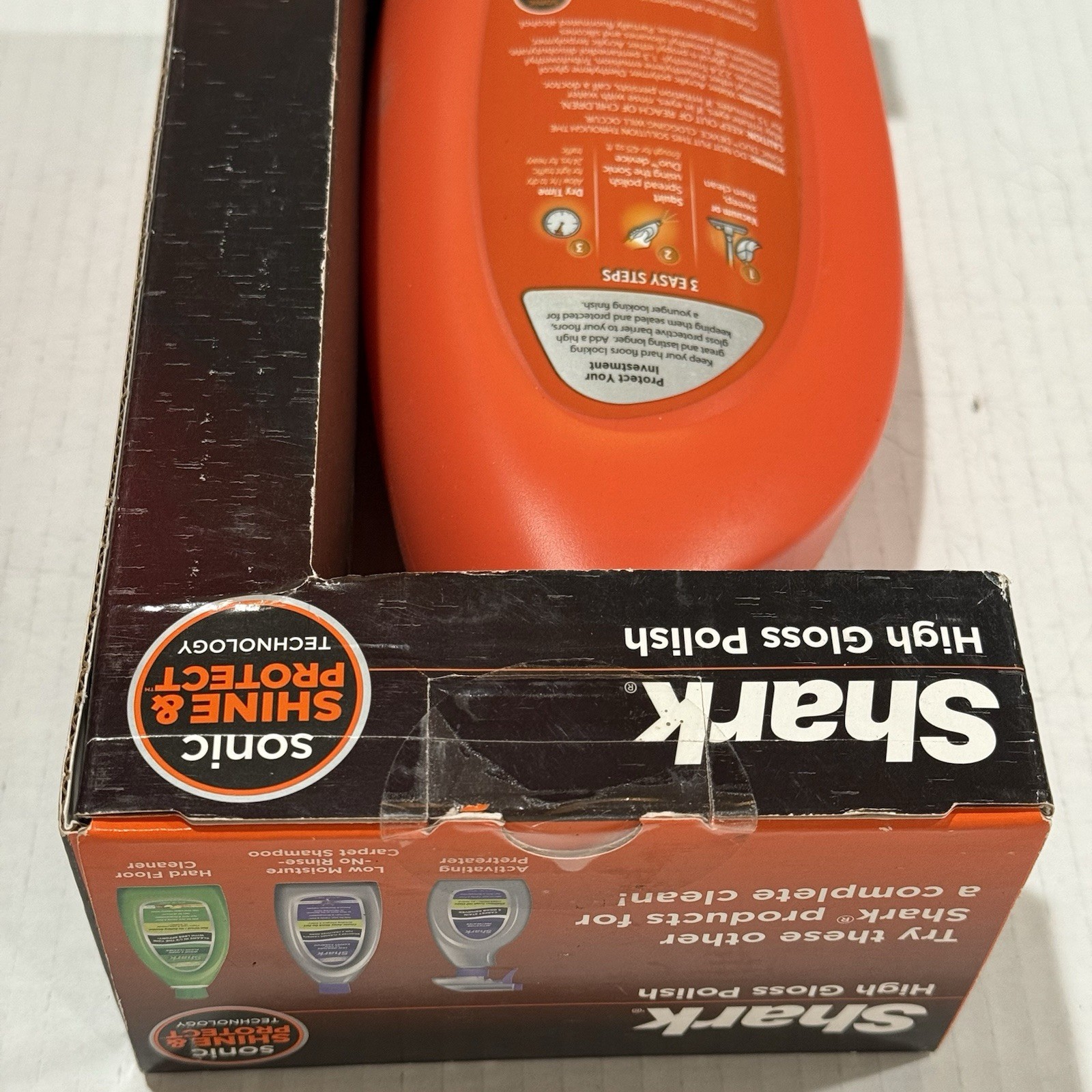 SHARK Wood & Hard Floor Cleaner Wood Floor Polish 28 oz. Discontinued NEW SEALED