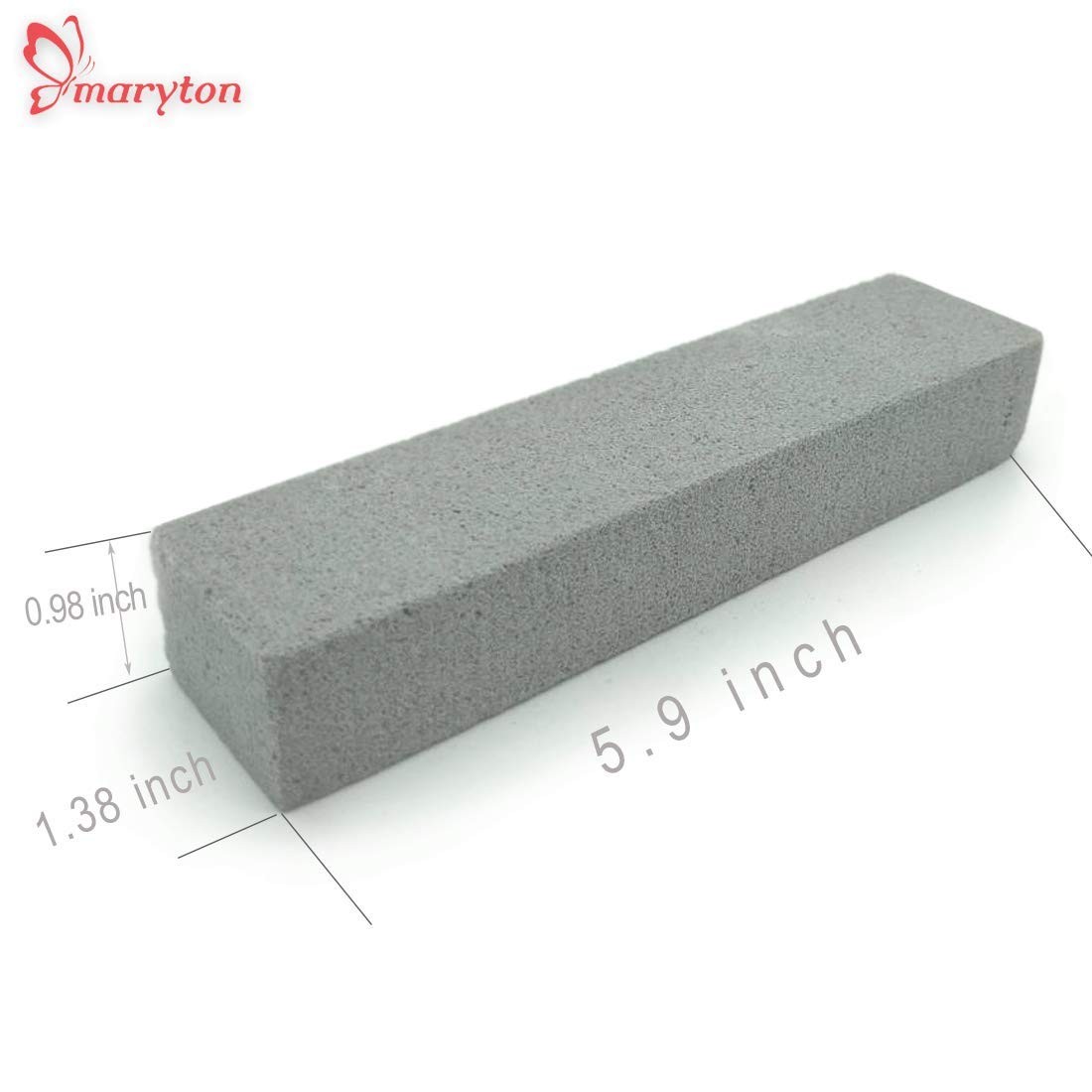 MARYTON Pumice Stone for Toilet Cleaning, Sticks 4 Count (Pack of 1)