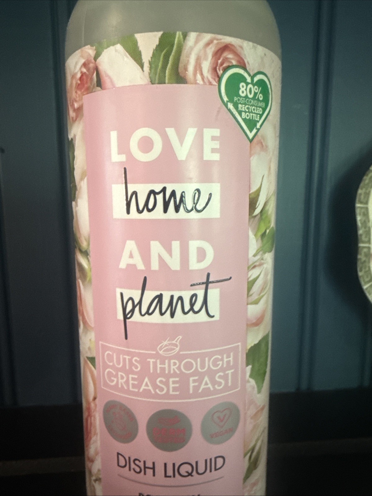 Love Home & Planet ROSE PETAL & MURUMURU Dish Liquid 16 Oz Vegan Discontinued