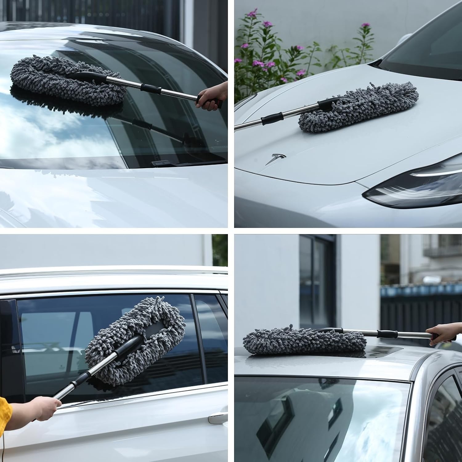 Plumeros De Microfibra Para Coche Con Plumero Extensible, Suministros Multiusos.