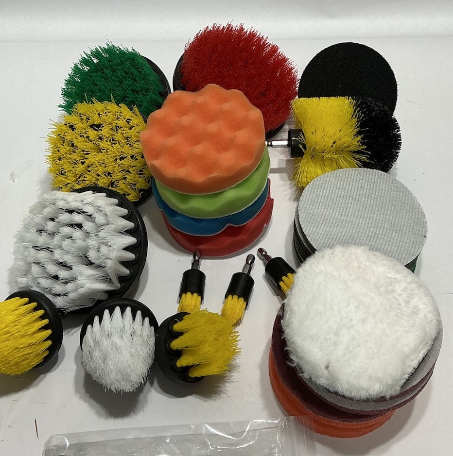 25 PCS DRILL BRUSH ATTACHMENT SET MULTI PURPOSE DEEP CLEANING KIT POWER SCRUBBER