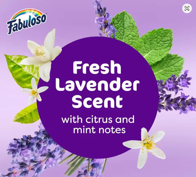 Fabuloso 2X Concentrated Multi-Purpose Floor Cleaner, Lavender – 56 fl oz