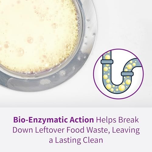Disposal Cleaner Pods 6 Pack Lemon Scented Bio-Enzymatic For Break Down Food