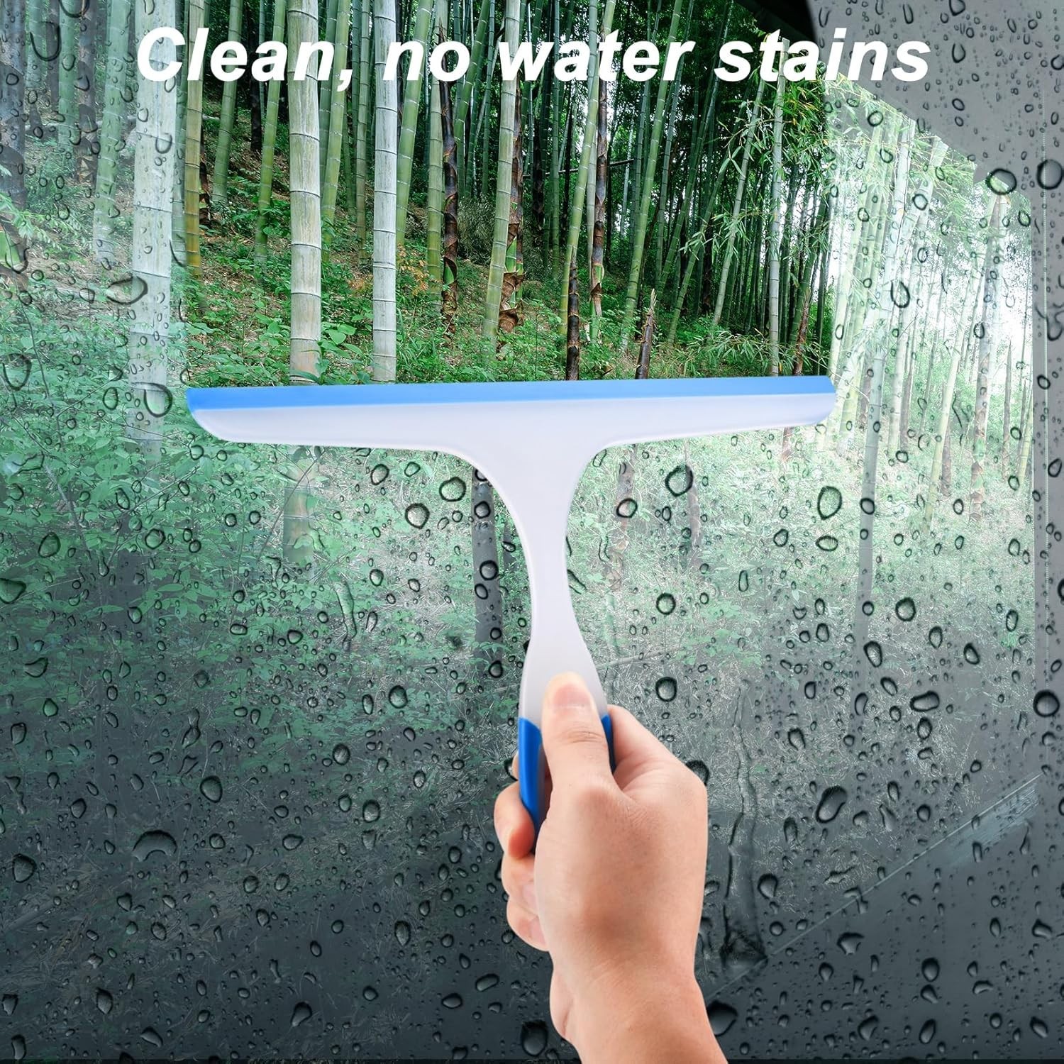 Shower Squeegee for Glass Doors, 3pcs Bathroom Squeegee for Shower Cleaner Squee