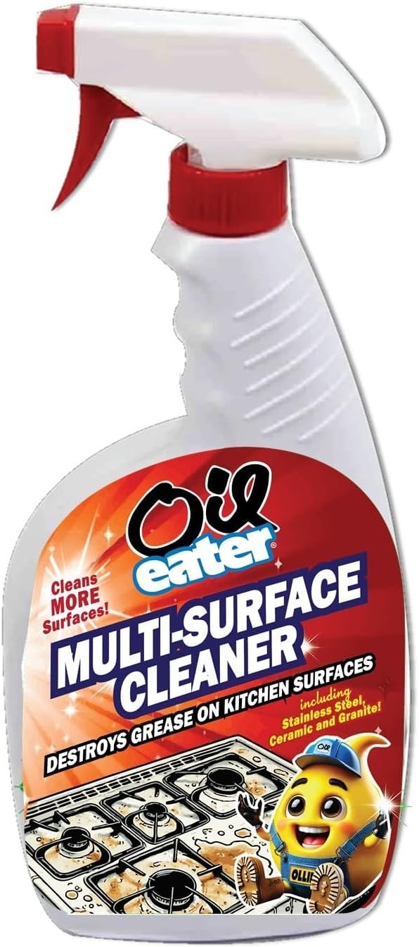 Non-Abrasive 32oz Cleaner Spray – Biodegradable Multi-Surface Cleaning Solution