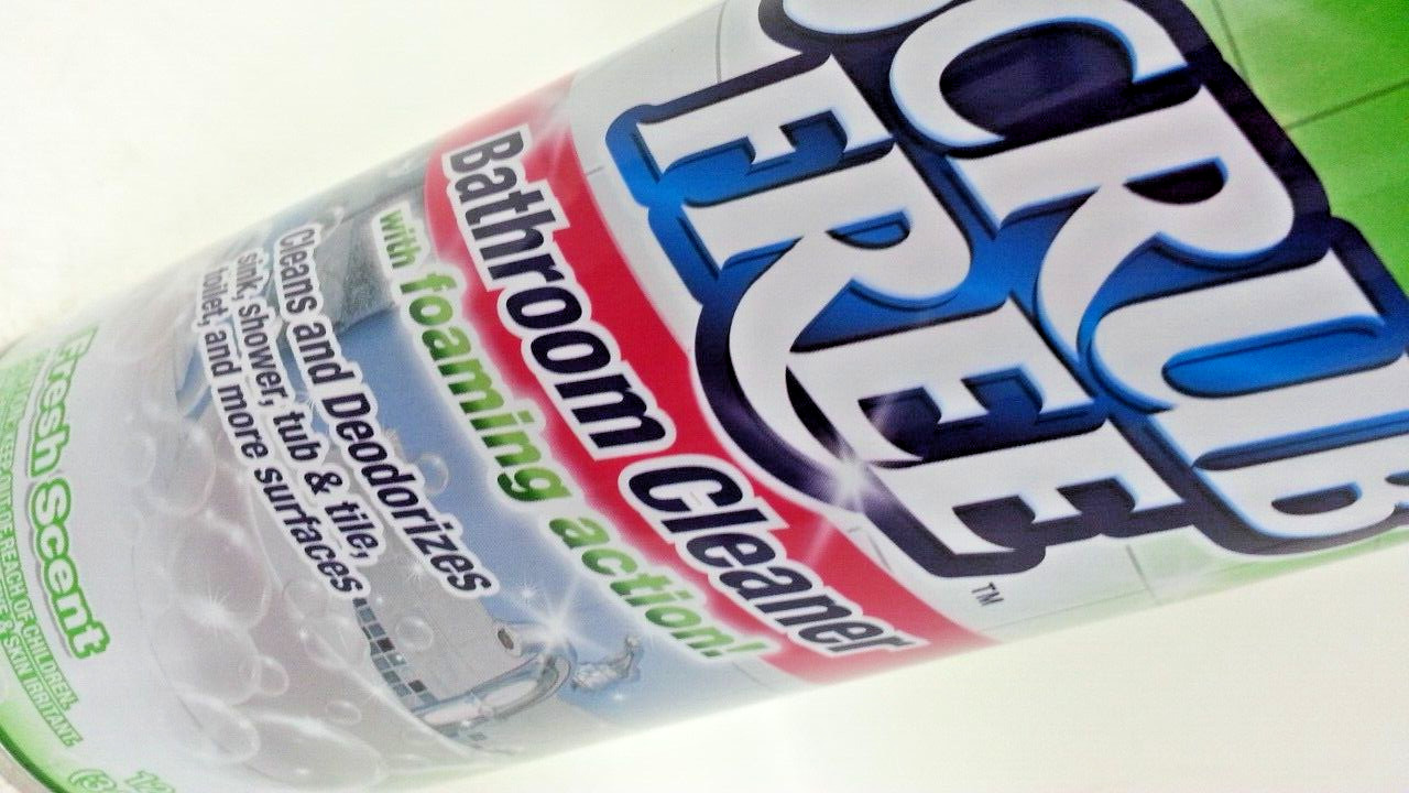 ( LOT 3 ) Scrub Free BATHROOM CLEANER w/ Foaming Action 12 oz Each