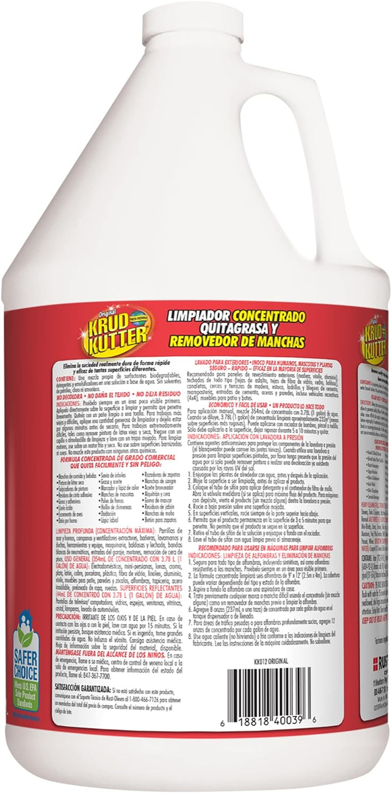 Original Concentrated Cleaner Degreaser, 1 Gallon, Heavy Duty Multi Surface Clea