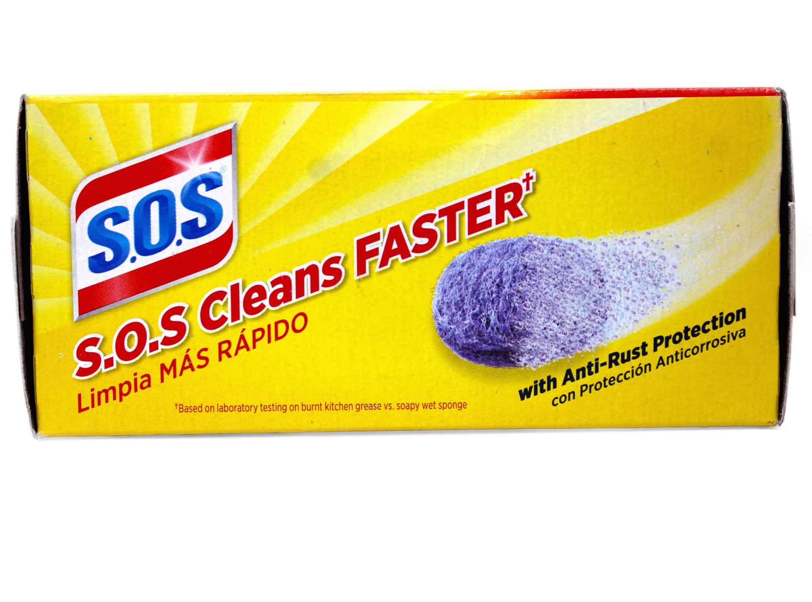 Clorox S.O.S. Steel Wool Soap Pads Reusable with Anti-Rust Protection 4 Ct 6 Pk