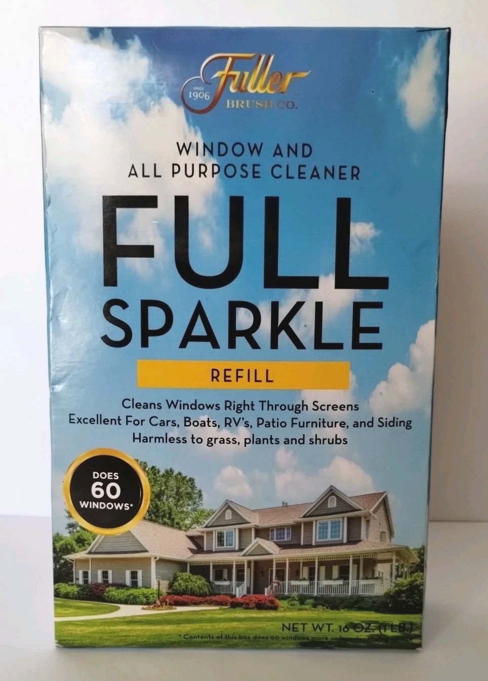 Fuller Brush Full Sparkle Refill Window and All-Purpose Cleaner Sealed 16oz NEW