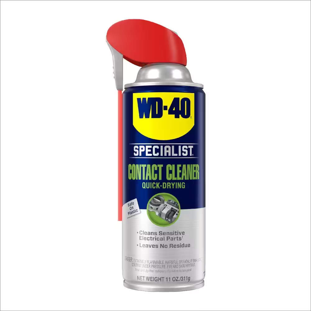 Electric Contact Cleaner 11 Oz Quick-Drying Spray with Smart Straw for Electroni