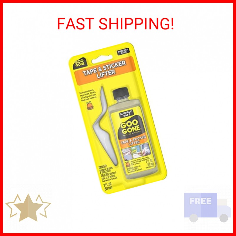 Goo Gone Sticker Lifter – Adhesive and Sticker Remover – 2 Ounce – Citrus Power
