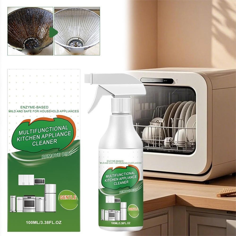 Multifunctional Kitchen Appliance Cleaner, Heavy Oil Stain Remover Cleaner Spray