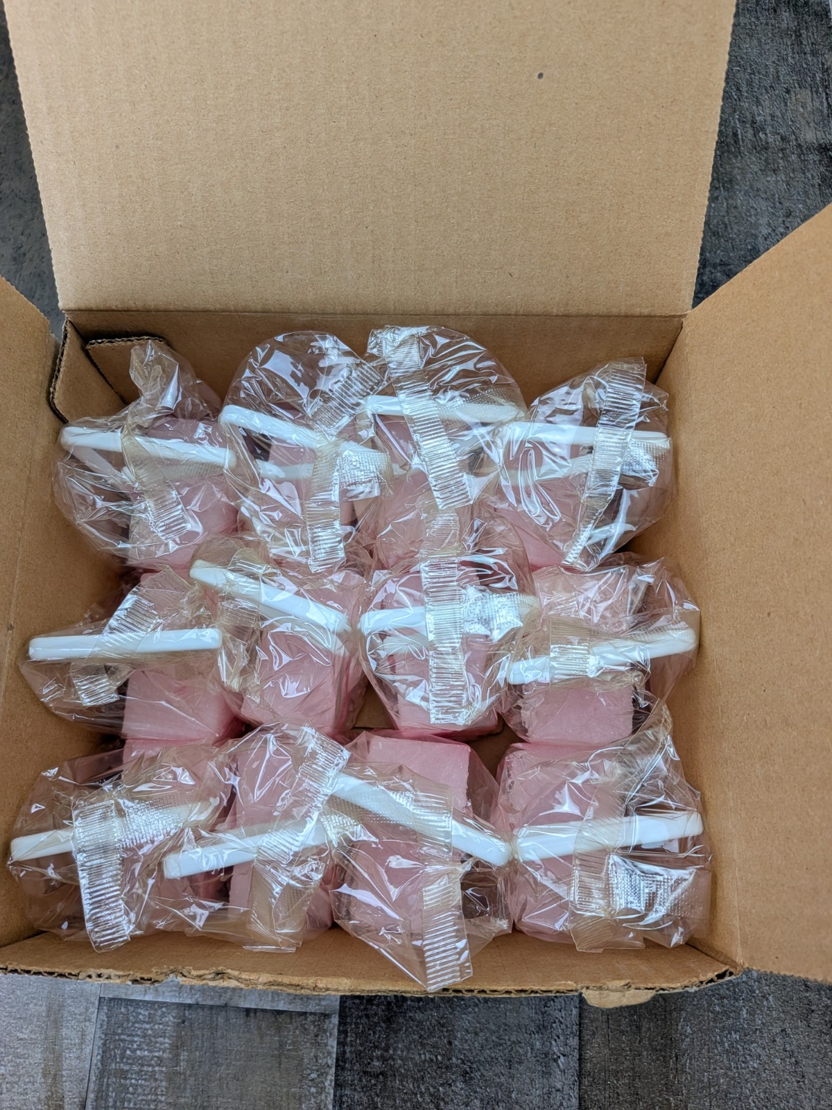Toilet Bowl Deodorizer Block Cherry Scented 12 Pack