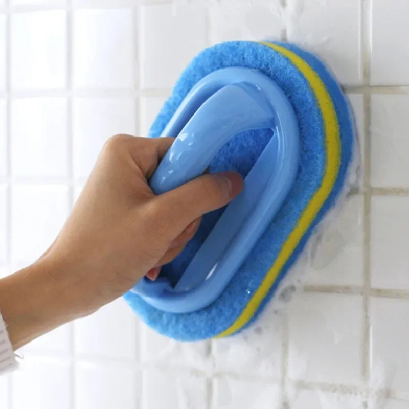 Household Cleaning Brush With Handle Dish Soap Bathroom Kitchen Tub Thicken.