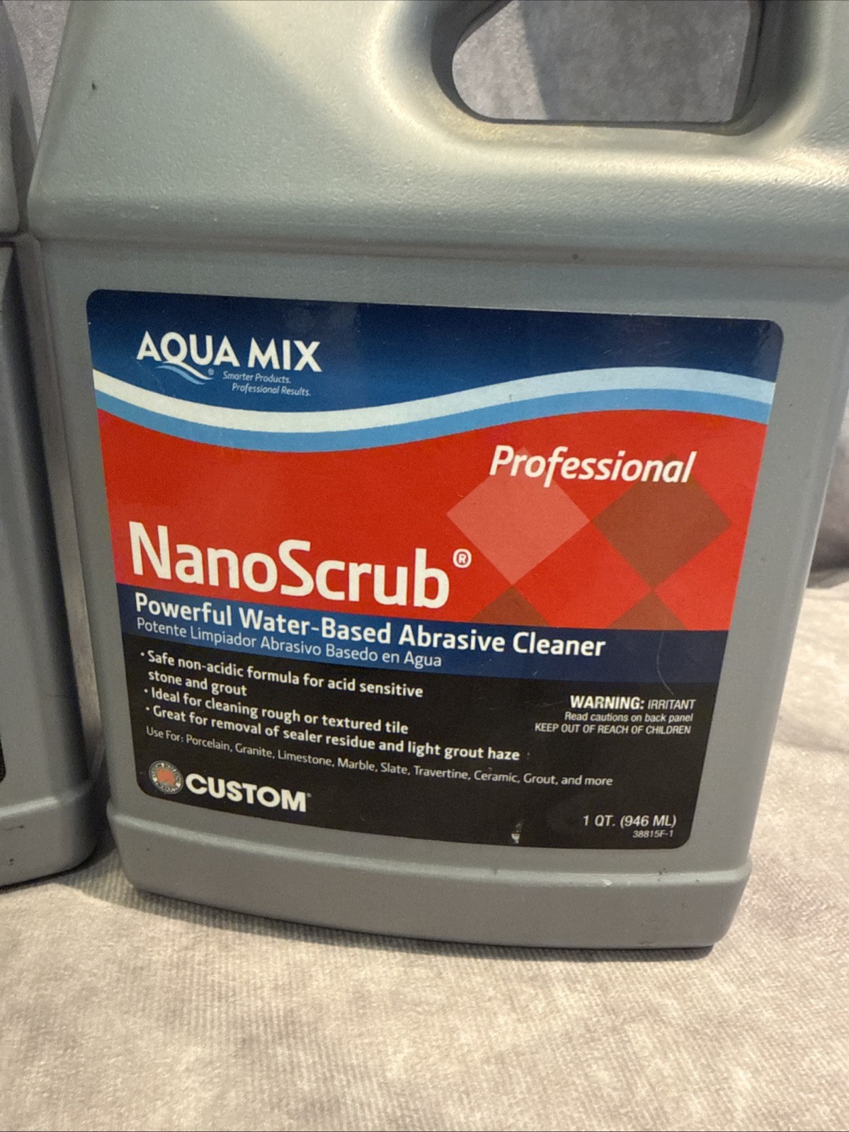 (2) Aqua Mix Nanoscrub Powerful Abrasive Cleaner 1 Qt.