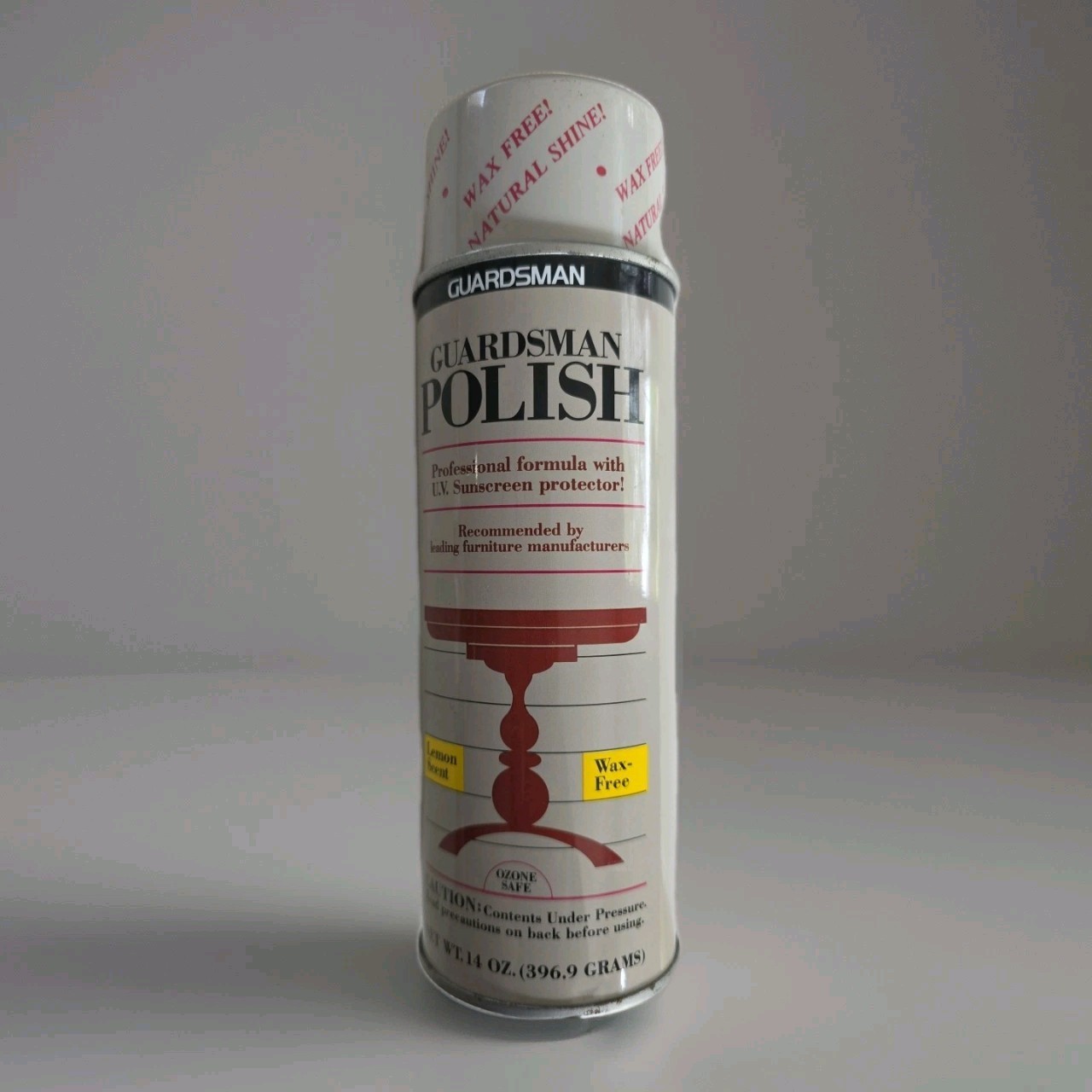 Guardsman Furniture Polish Professional Formula W/UV Sunscreen Wax Free Lemon