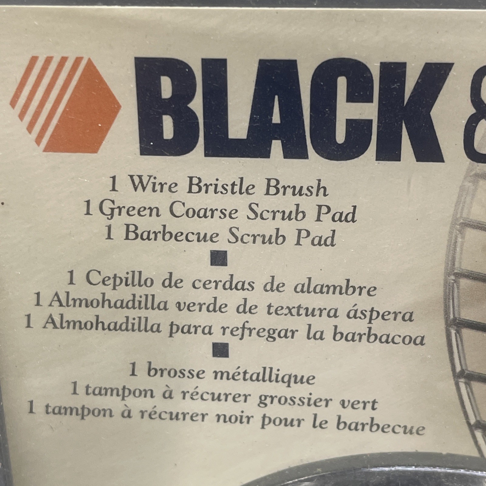 Black & Decker XBB1 ScumBuster Accessories Wire Bristle Brush & 2-Scrub Pads