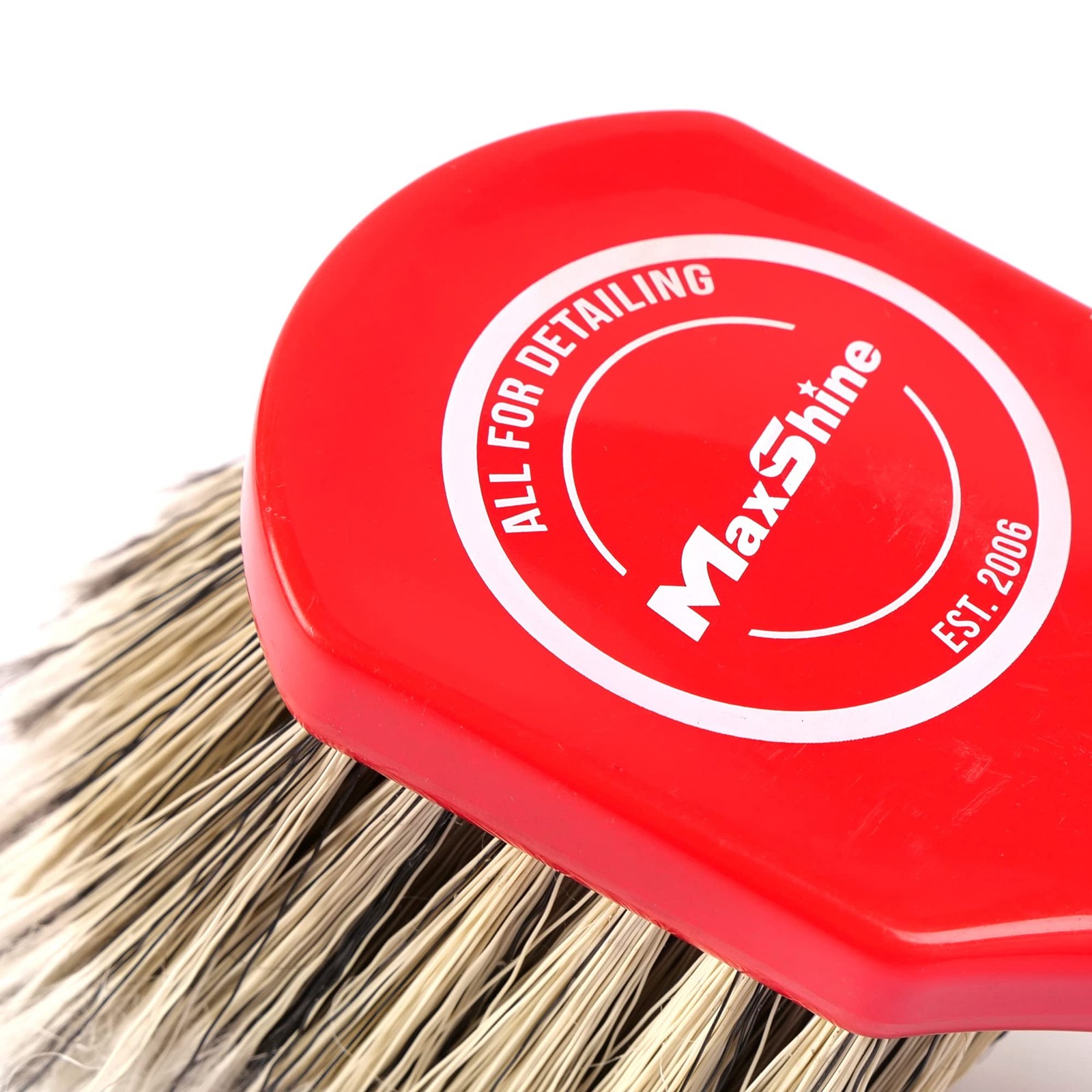 Universal Wheel & Body Cleaning Brush | Medium-Duty Car Detailing Brush with …