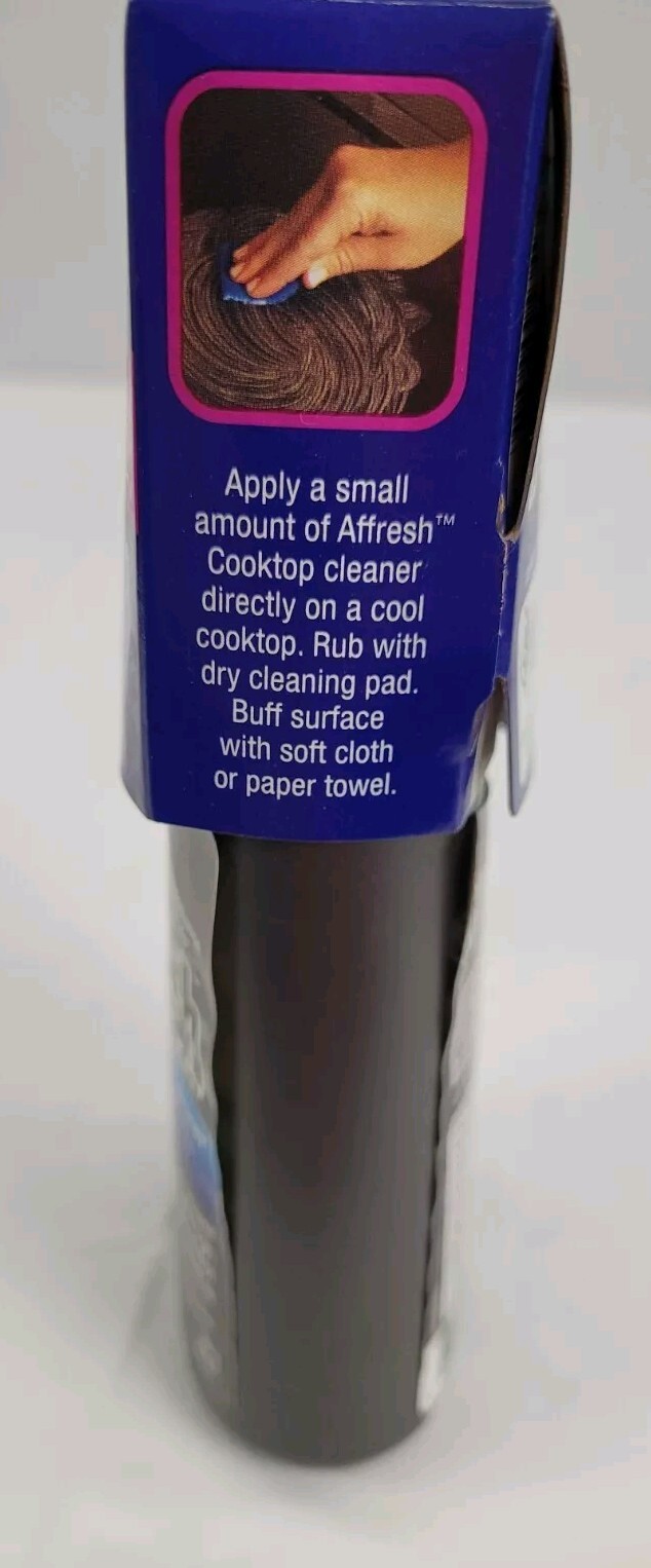 Affresh Cooktop Cleaner Made for Whirlpool 8 oz cleaner & 2 Cleaning Pads NEW