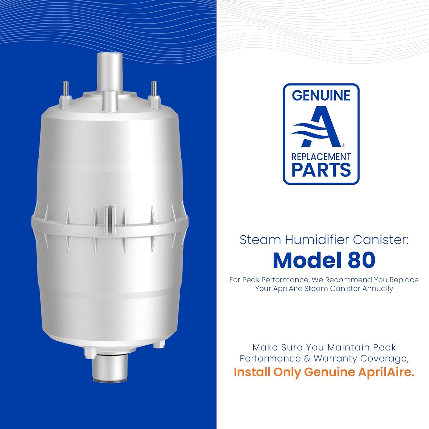 AprilAire 80 Replacement Canister for AprilAire Steam Humidifier Models 800, 8