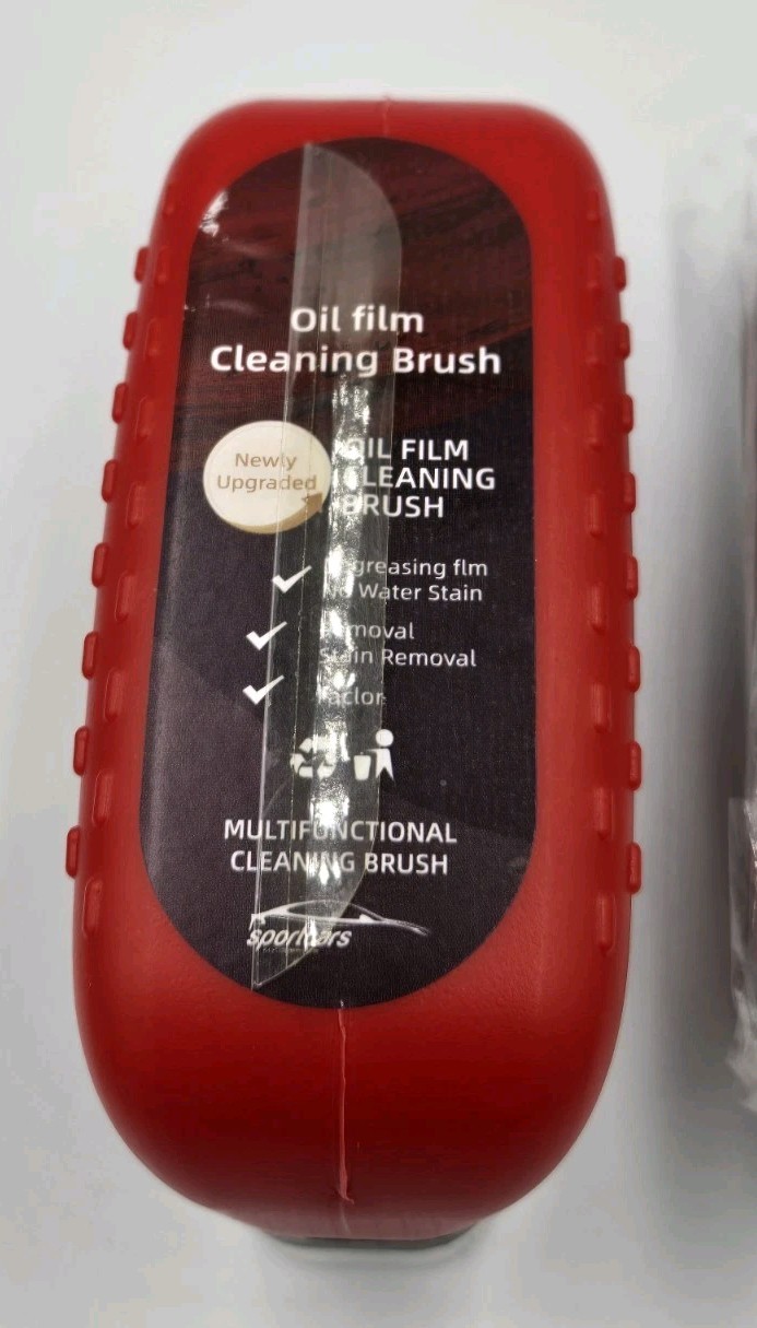 Lot of 2 Automotive Oil Film Cleaning Brush for Glass and other Surfaces