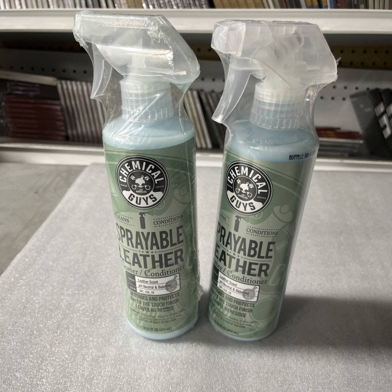 Sprayable Leather Cleaner and Conditioner in One for Car Interiors Set 2 Pack