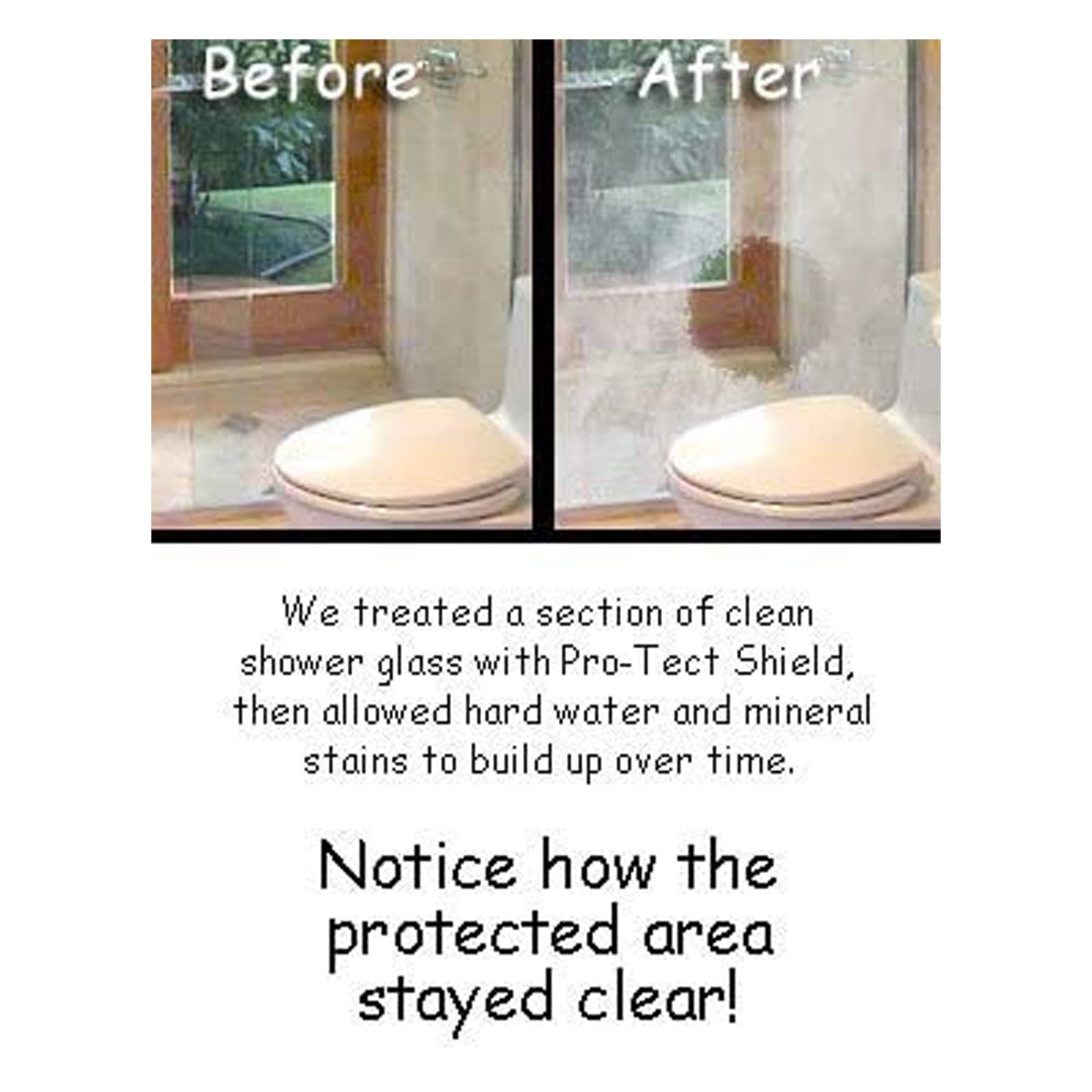 Hard Water Stain Remover 16oz – Protector for Glass & Tile