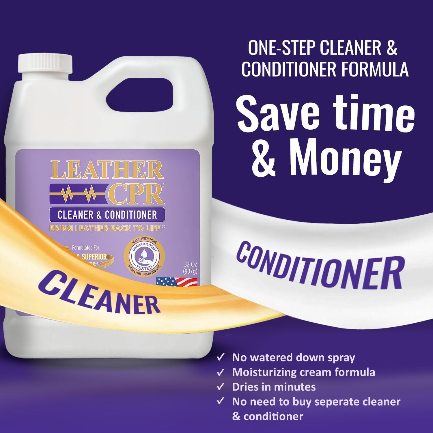 Leather Care Cream – Cleans & Conditions Furniture, Handbags