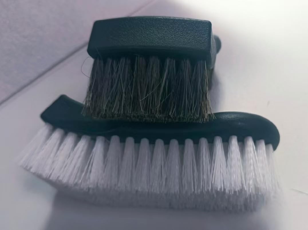 Upholstery Brush Set for Leather, Carpet, and Car Interior Cleaning