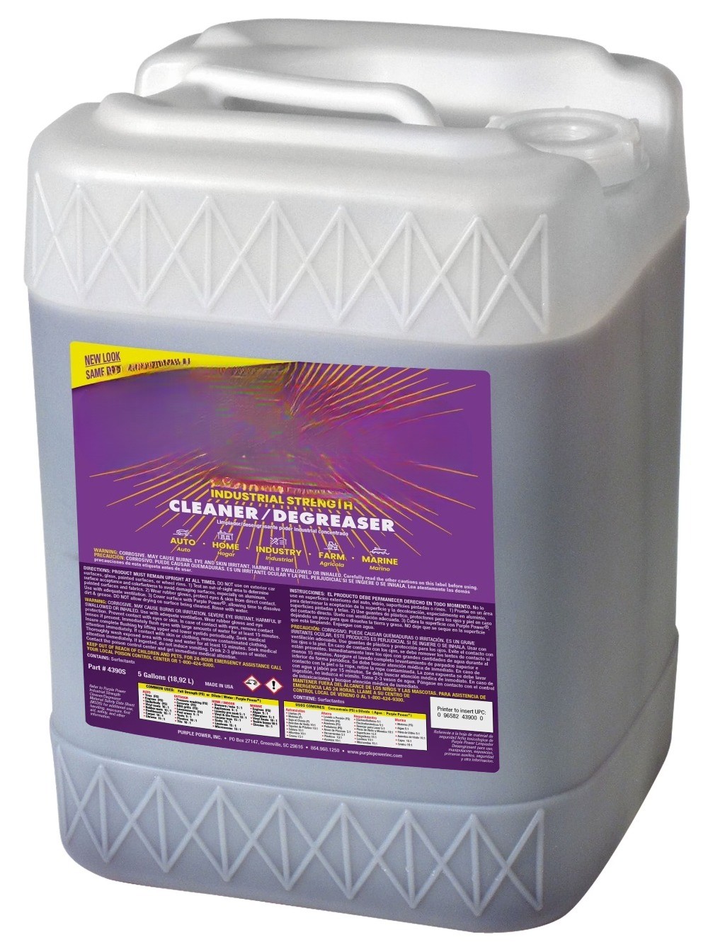 Purple Power Industrial Strength Cleaner and Degreaser, 5 Gallon