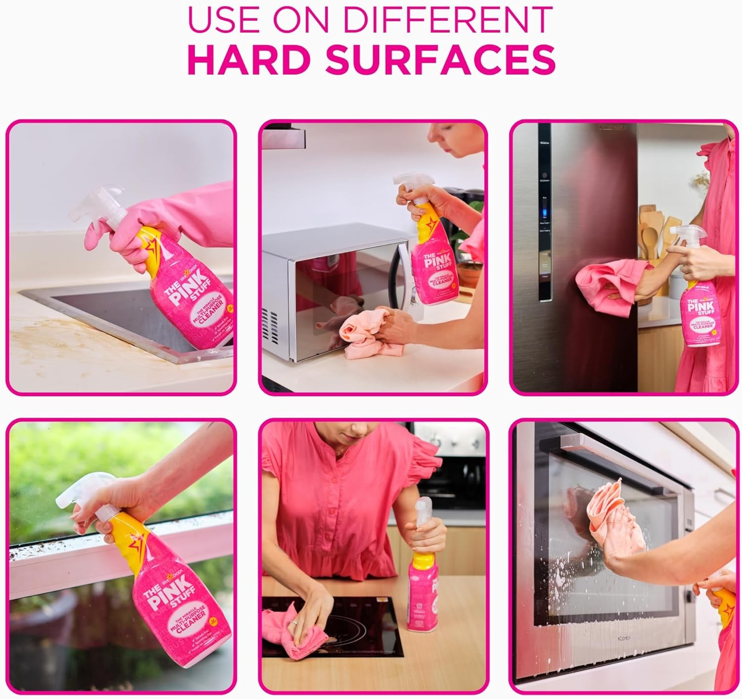 – The Pink Stuff – The Miracle Multi-Purpose Cleaning Spray 750ml 3-Pack Bund…
