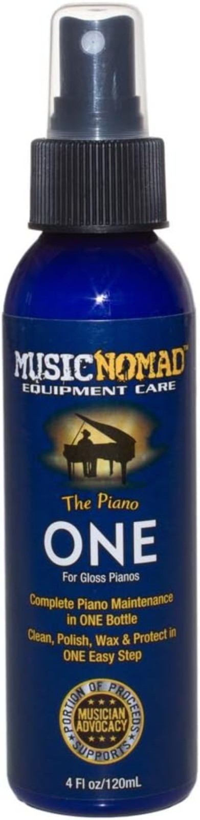 Organic Piano Cleaner and Polish with UV Protection – 4 oz Carnauba Formula