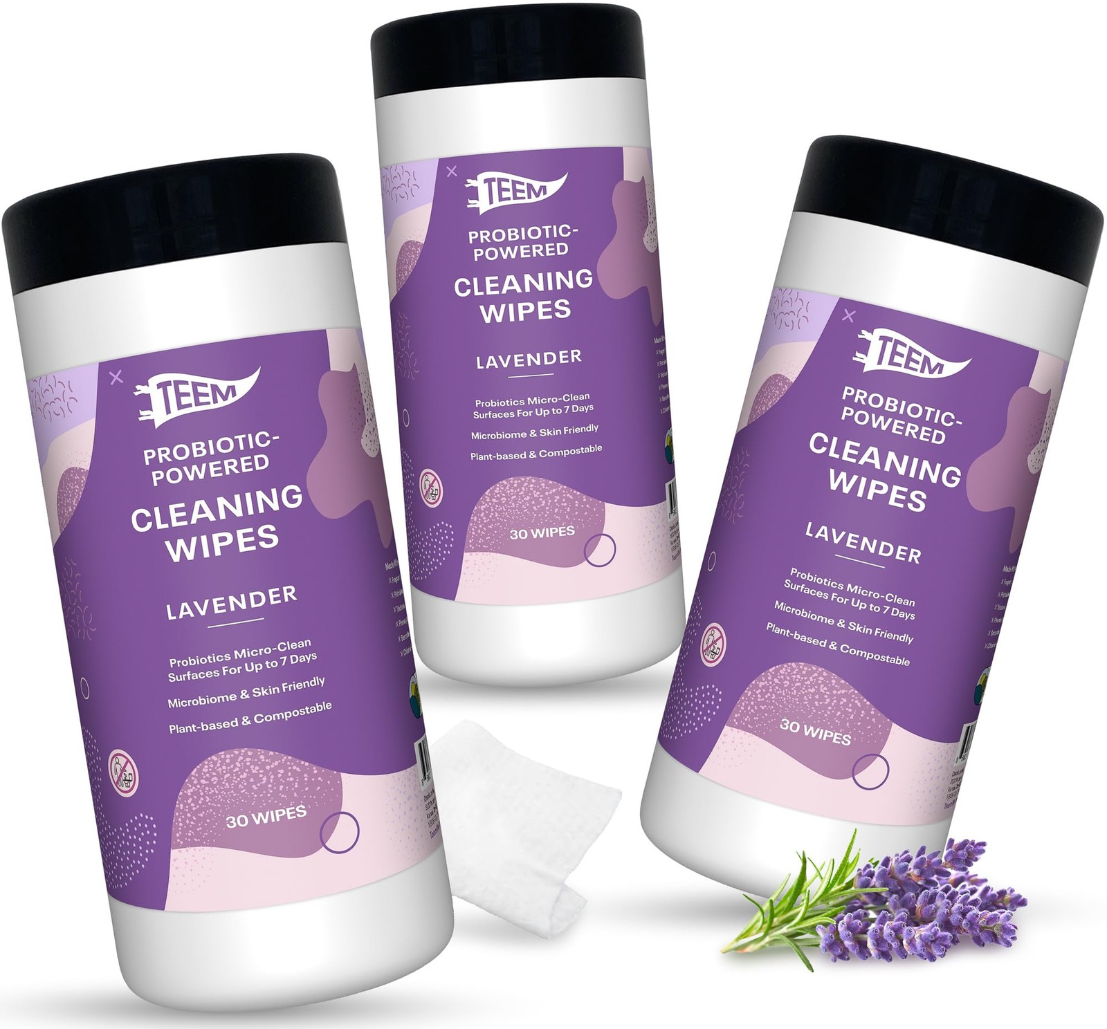 Probiotic Cleaning with Lavender Essential Oil, Microcleans Surfaces for up t…