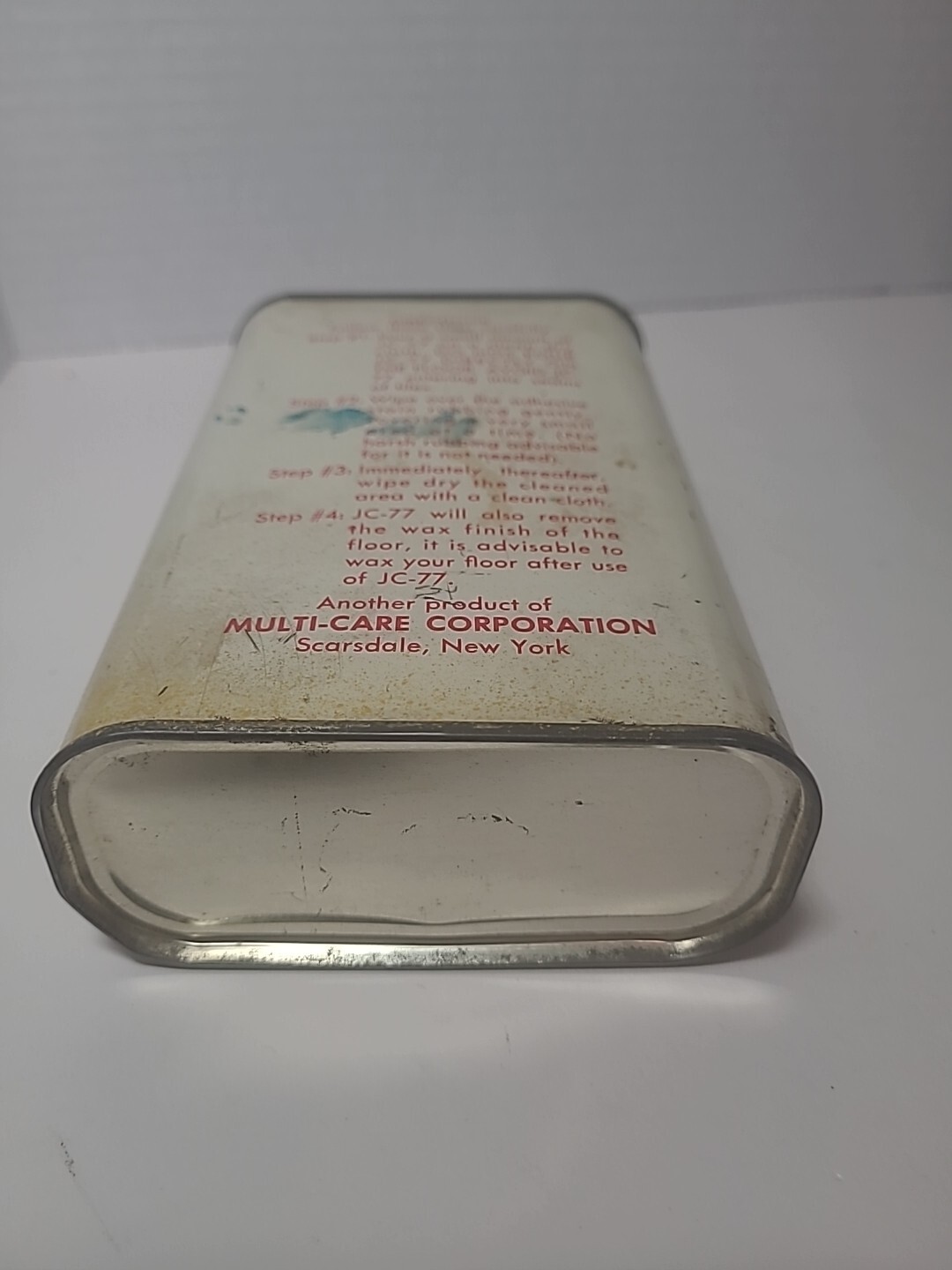 Vintage JC-77 Adhesives Remover MULTI-CARE CORPORATION Vinyl Asphalt Rubber ++