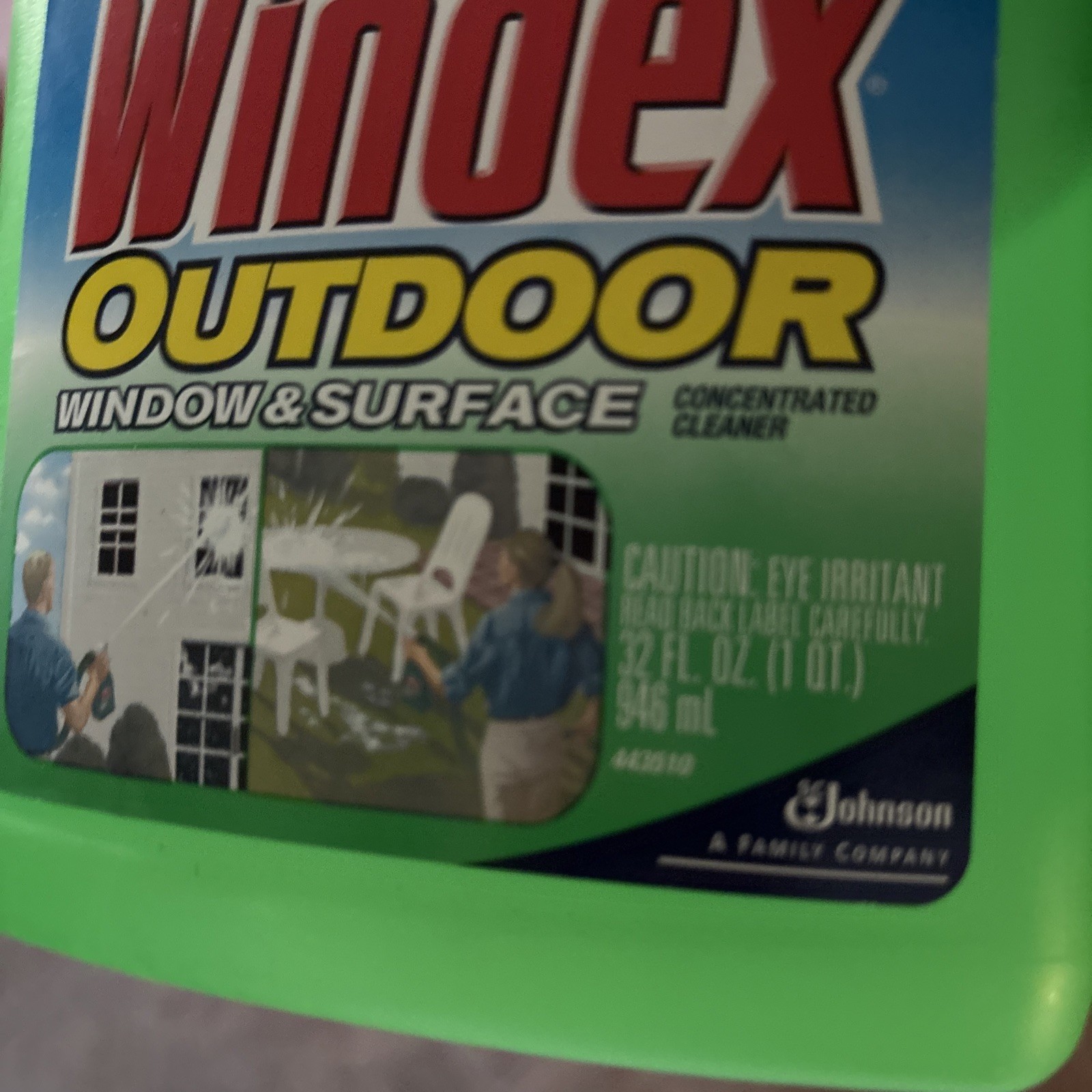 VTG 1 Windex Outdoor Window Cleaner Spay Concentrated 32 fl oz New Old Stock