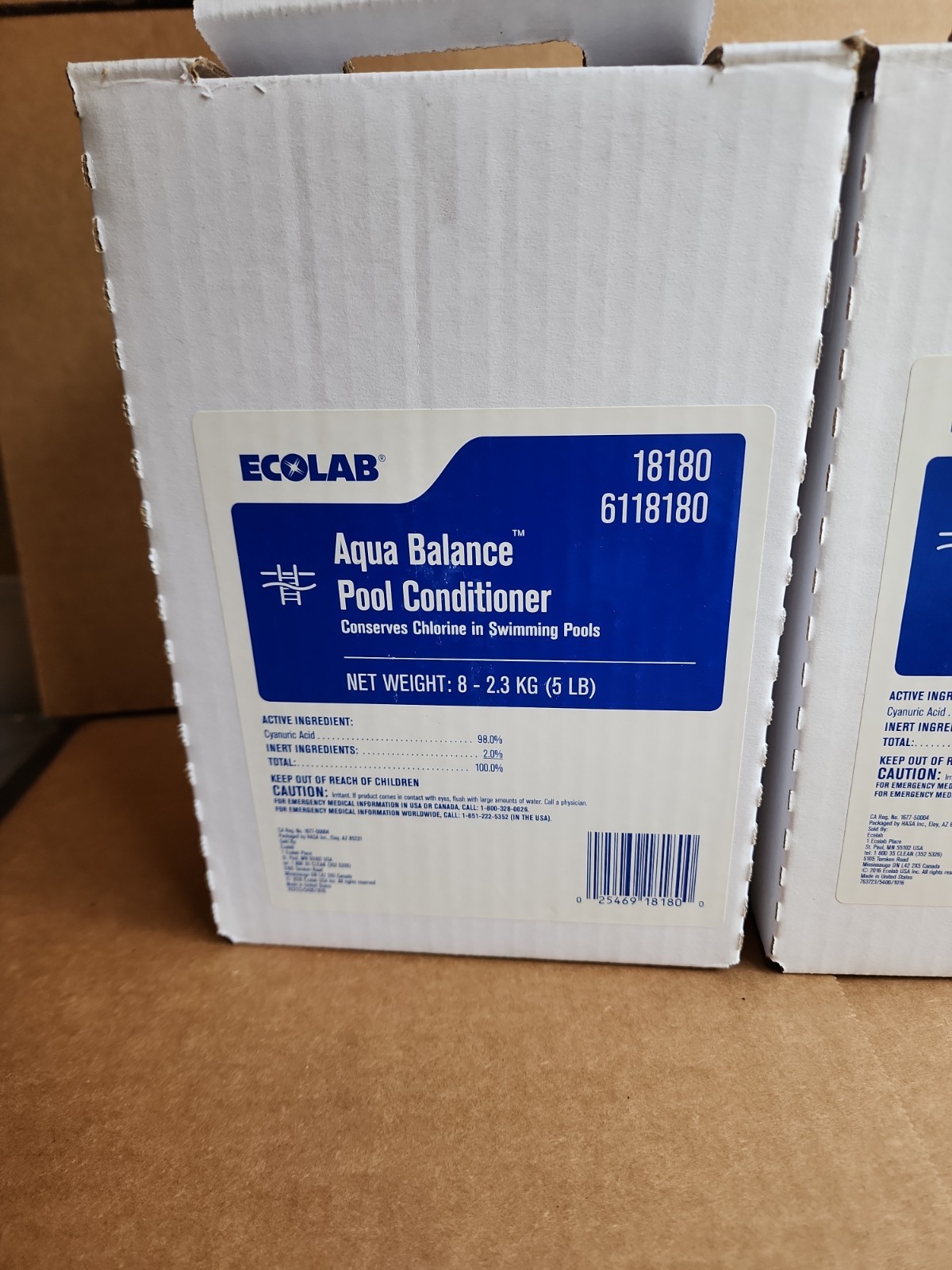 Ecolab Aqua Balance Maintenance Conditioner 5 lb Boxes (2 Pack)