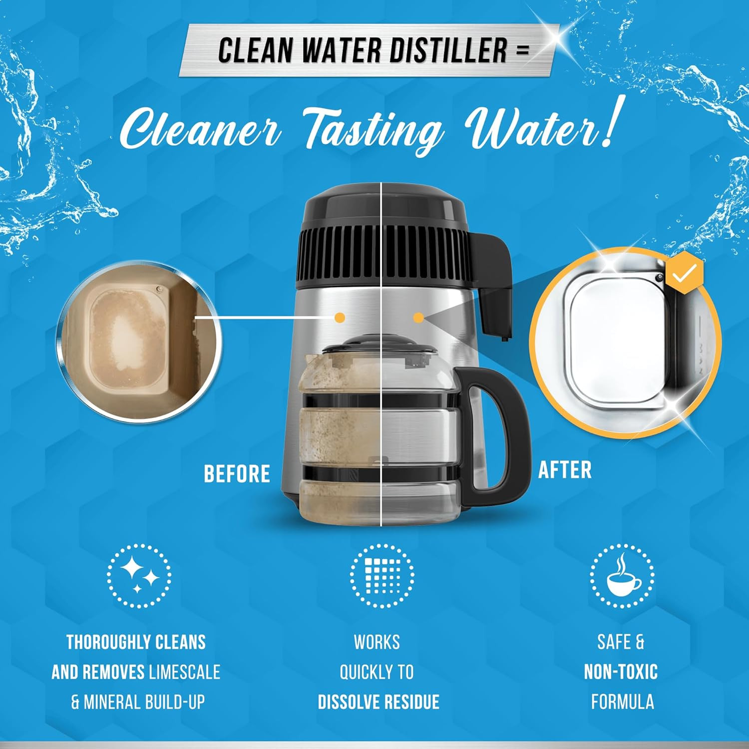 Distiller Descaler Citric Acid Cleaner – 2 Lb Bulk for Cleaning Water Distillers