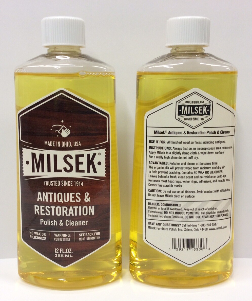 Milsek Polish Multi Purpose Cleaner Antique Restorer Vinyl Stainless Furniture