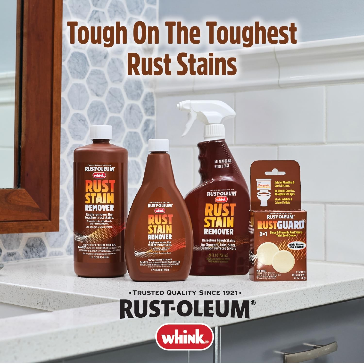 Rust-Oleum Whink Rust Stain Remover | Heavy-Duty Iron 16 Fl Oz (Pack of 1)