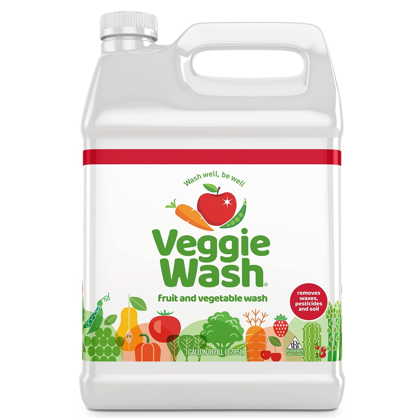 Fruit & Vegetable Wash Bundle – 16 oz Spray & 1 Gallon Refill, Produce Cleaner