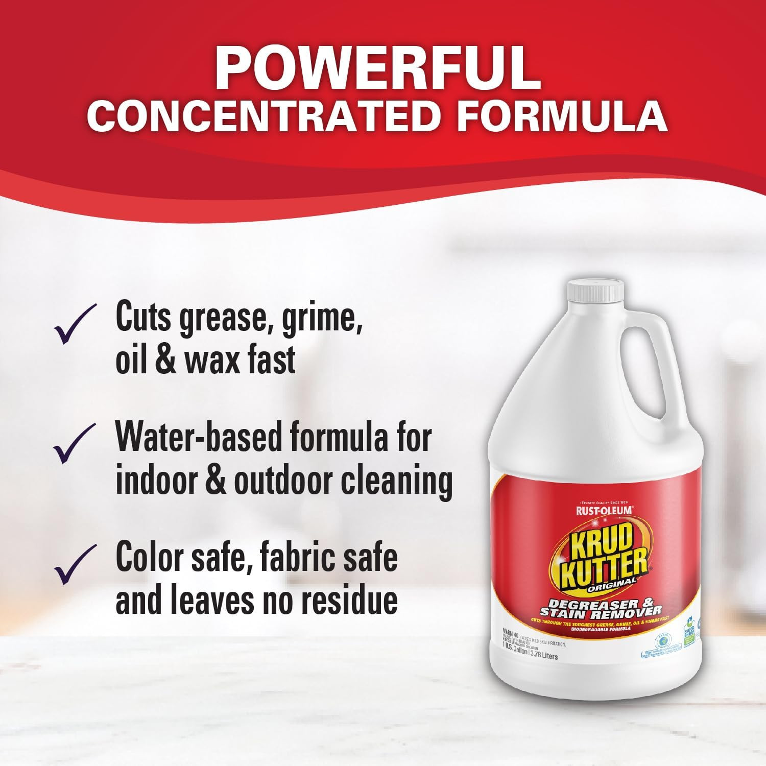 Original Concentrated Cleaner Degreaser, 1 Gallon, Heavy Duty Multi Surface Clea