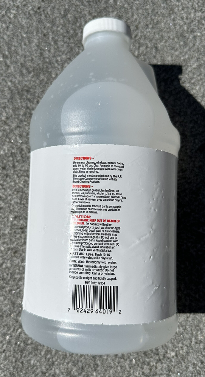 Products La’s Totally Pure Ammonia 64 Oz 2 pack Free Shipping