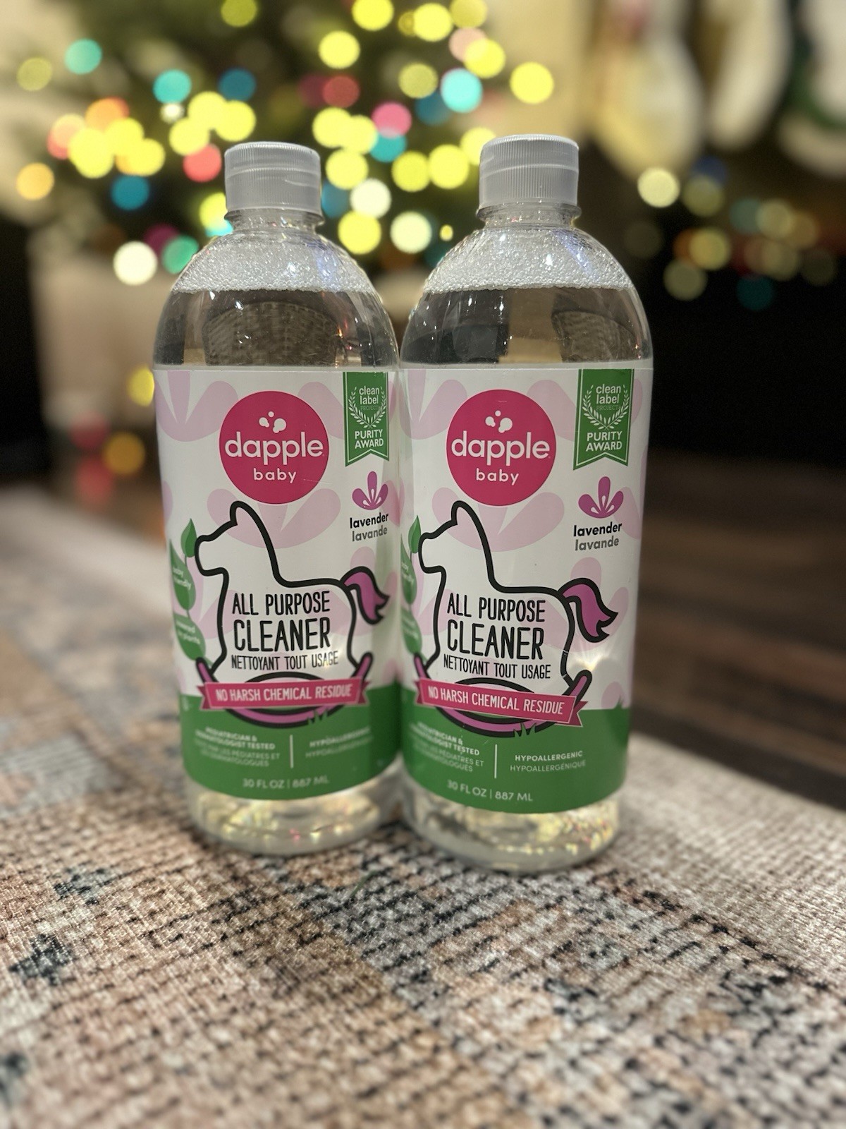 2 Pack Dapple Baby All Purpose Cleaner Lavender 30 Fl Oz