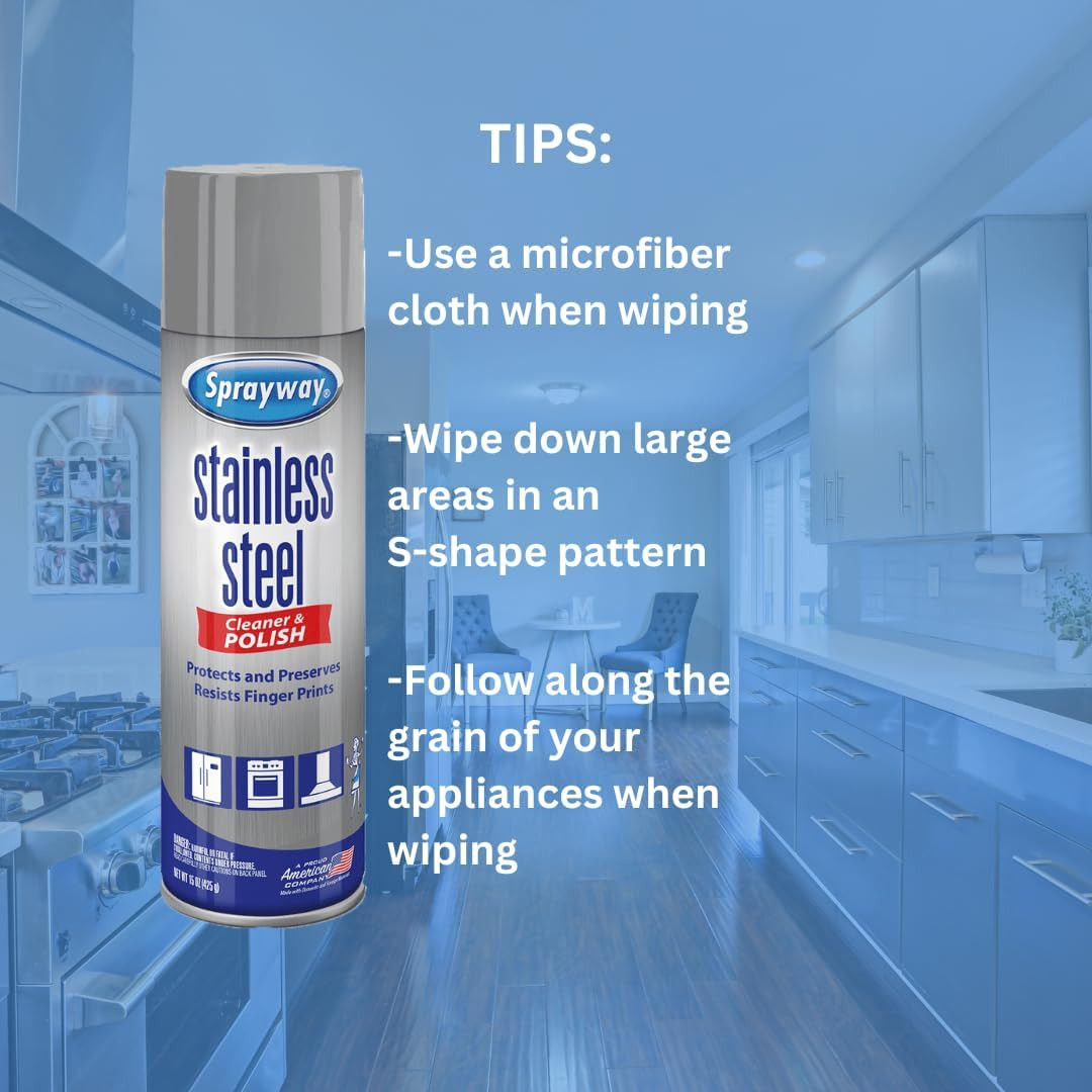 Water-Based Stainless Steel Cleaner, 15 Fl Oz (Pack of 1)
