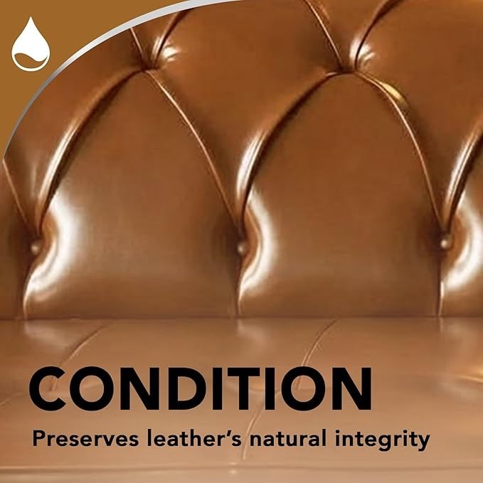Weiman Leather Cleaner & Conditioner – Cleans, Restores & Protects Leather, UV